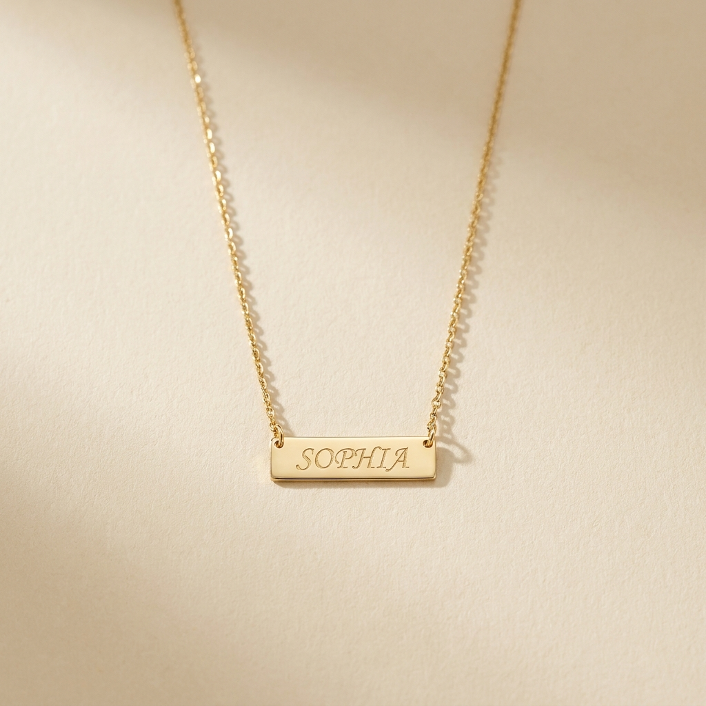 Collier Prénom Gravé