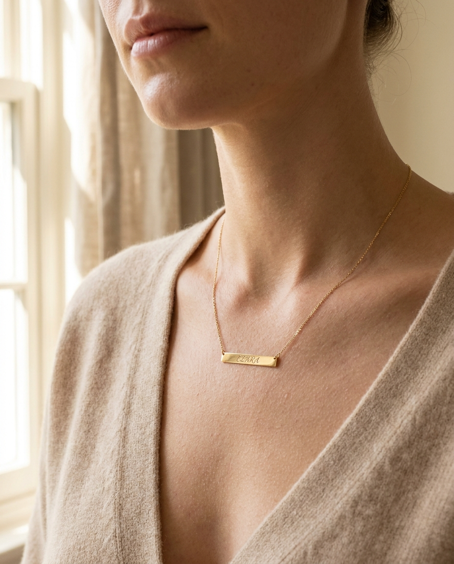 Collier Prénom Gravé