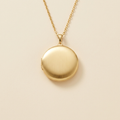Collier Médaillon Gravé