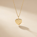 Collier Cœur Gravé