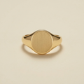 Bague Chevalière Gravée